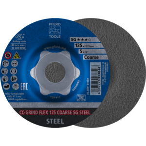 PFERD SLIJPSCHIJF CC-GRIND-FLEX 125 COARSE SG-STEEL