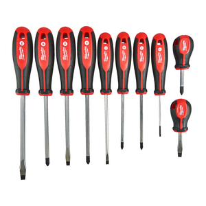 MILWAUKEE SCHROEVENDRAAIERSET 3 TRI-LOBE SL/PH/PZ (10-DELIG)