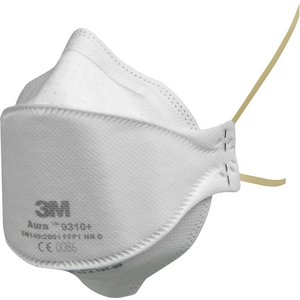 MASCHERINA RESPIRATORE ANTIPARTICOLATO, FFP1, SENZA VALVOLA, 9310+ 7100258912