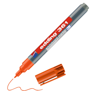EDDING BOARDMARKER RONDE PUNT 1MM 361 ORANJE 006