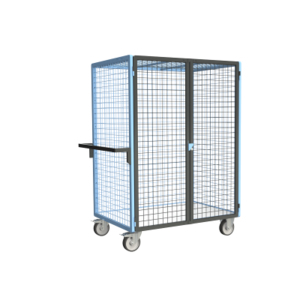 SERVANTE GRILLAGEE 4 COTES, VERROUILLABLE 1200X800 MM,