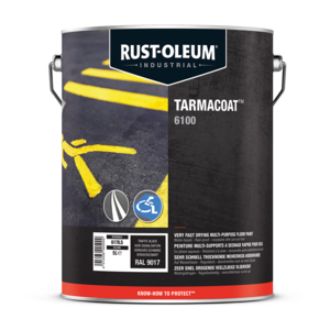 PEINTURE SOL BETON ET ASPHALTE NOIR TARMACOAT BIDON DE 5L