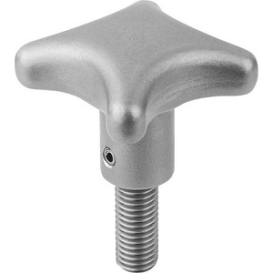KIPP KRUISGR. RVS VORM-L GESTRAALD M10X30MM K0146.6050103X30