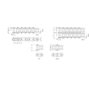 70235080000-M-CATENA DI TRASMISSIONE ALTRO BS-DIN RS08B NEPTUNE 1 RP (P=1/2)-M