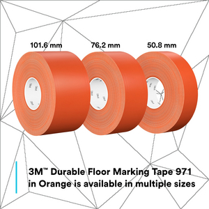 RUBAN DE MARQUAGE 971L ORANGE 101.6 MMX33 M 0.43 MM