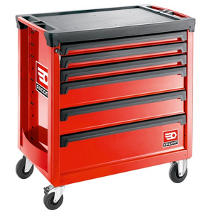 FACOM GEREEDSCHAPSWAGEN 5 LADEN M4 ROOD ROLL.6M4A