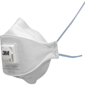 MASCHERINA AURA RESPIRATORE ANTIPARTICOLATO, FFP2, CON VALVOLA, 9322+ 7100258909