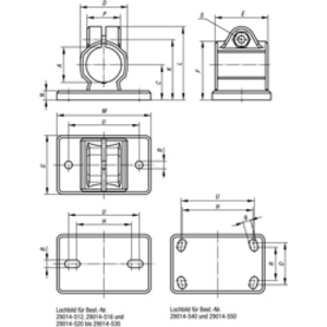 K0479.512 Flanschklemmstück Aluminiumguss