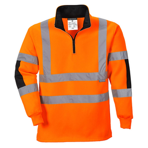 FELPA RUGBY XENON HI-VIS ORANGE M B308ORR # M