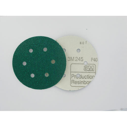 Disques Abrasifs 3M Hookit 245 P80 - Lot De 50, Diamètre 150 Mm, Non Perforés
