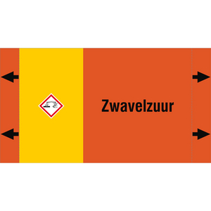 BRADY LEIDINGMERKER 165X90 ZWAVELZUUR