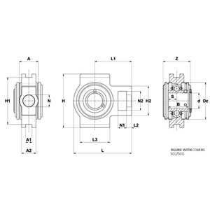 PALIER INOX SENTINEL SUCT204FG1 SENTINEL LUBSOLID INOX - SNR
