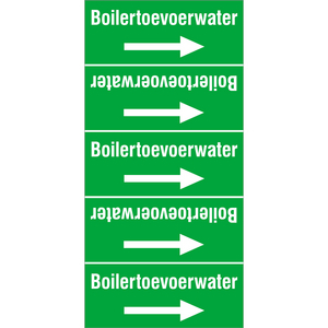BRADY LEIDINGMERKER 85X175 BOILERTOEVOERWATER