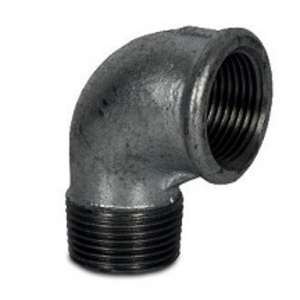 GOMITO A 90GR. M/F 2 GHISA ZN G092000200E
