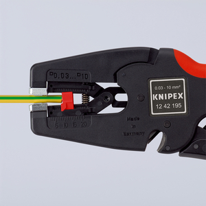 KNIPEX AUTOMATISCHE STRIPTANG 0,03 - 10 MM2 - 12 42 195