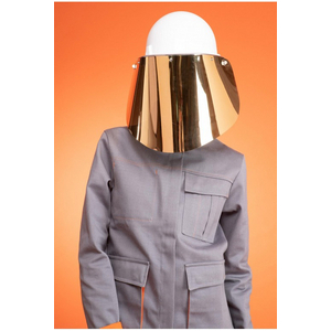 VISIERE PC METALLISEE OR 500X250X1MM