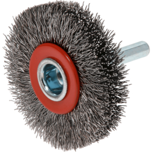 BROSSE CIRC/TIGE D.50MM EP.10MM ACIER ONDULE 0,3 MM (T=13 MM)