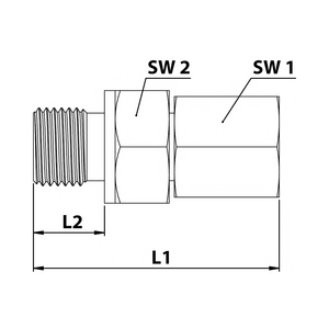 V 506 Einst.-Ger.-Einschraubvers. G1/2a. Rohr-AØ18mm, Stahl verz.