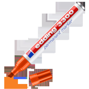 EDDING PERMANENT MARKER BEITELPUNT 3300 ORANJE 006