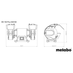 604160000 DS 150 Plus * Doppelschleifmaschine