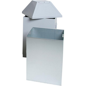 3410006770 Abfallbehälter ca. 95 l wsaluminium H 660870mm
