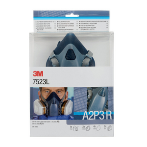 7523L KIT A2P3: SEMIMASCHERA 7503 MISURA L, 2 FILTRI 6055, 4 FILTRI 5935, 1 GHIERA 501 7000061556