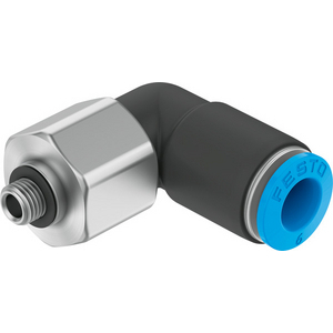 QSRL-M5-6 Push-in L-fitting, rotatable
