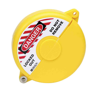 SISTEMI DI CHIUSURA PER VALVOLE A SARACINESCA 065591 GATE VALVE LOCKOUTS GVLO 2.5-5 YELLOW