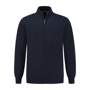 SANTINO ZIP CARDIGAN PLANO MARINE MT L