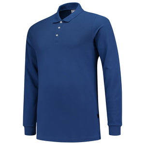 TRICORP POLOSHIRT LM FIT 210GR 201017 ROYAL BLAUW MT L