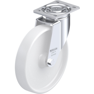 ROULETTE PIVOT. 900KG D.250MM AC BAND.POLYA 50MM MOY LISSE