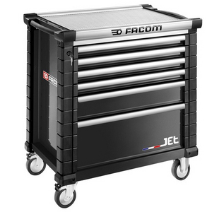 SERVANTE 6 TIROIRS NOIR JETM4