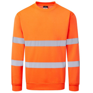 PORTWEST SWEATER ES303 HI-VIS ORANJE MT L