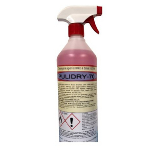 10527M-DETERGENTE A BASE ALCOLICA CON CONTENUTO IN ALCOOL >70% CON TRIGGER PULIDRY-70 1LT