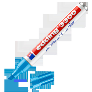 EDDING PERMANENT MARKER BEITELPUNT 3300 LICHTBLAUW 010