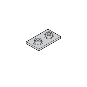 PIASTRA INFERIORE SERIE SPECIALE PP2 - ZINCATO BIANCO PP2-M3