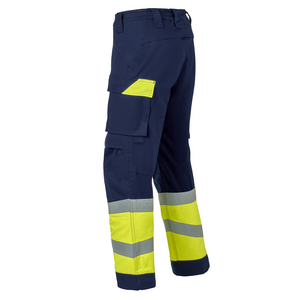 HAVEP WERKBROEK MULTI PROT. 80570515 MARINE/FLUO GEEL MT 62