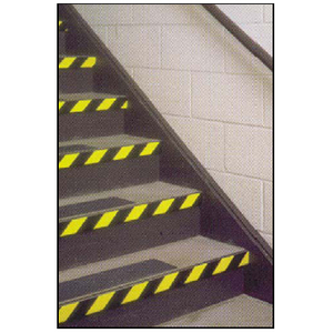 RUBAN ADH. VINYLE 5702 50MMX33M MARQ SECURITE JAUNE/NOIR INDIV.