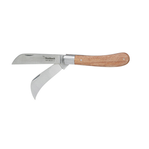 COLTELLO DA ELETTRICISTA 2 LAME CON MANICO IN LEGNO 853413