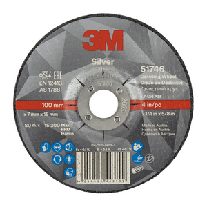 DISQUE A EBARBER SILVER MOY.DEP. T27 100MM X 7MM X 16MM 36