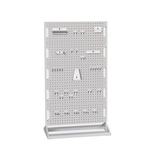 Rubix Rack Universal perfo panel rack double sided & hook kit with 10 panels and 80 piece ...