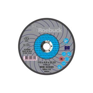 DISCO PER SBAVATURA DEA - ACCIAIO HUB OFFSET DIAMETRO 115SPESSORE 6 866825