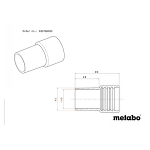 METABO AANSLUITSTUK RS/RF 630796000
