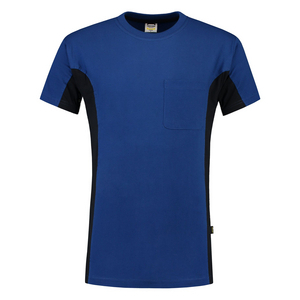 TRICORP T-SHIRT BORSTZAK 102002 ROYAL BLAUW/MARINE MT 3XL