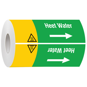 BRADY LEIDINGMERKER 300MM HEET WATER (ROL=30M)