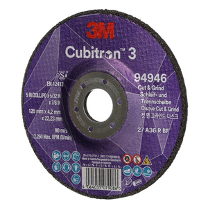 DISCO IBRIDO DA TAGLIO E SBAVO CUBITRON3, 94946, 36+, T27 10/PACK, 20 PZ/CARTONE 7100303974
