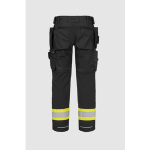 TRANEMO DAMESBROEK STRETCH COMFORT 195640 ZWART/GEEL MT 46