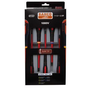 BAHCO SCHROEVENDRAAIERSET ERGO VDE 5D BE-9882SL