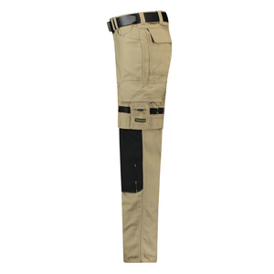TRICORP WERKBROEK CORDURA CANVAS 502009 KHAKI/ZWART MT 46