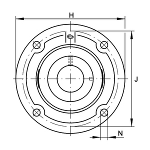 0949409750000-UNITT DI ALLOGGIO FLANGIATA RFE50-XL-N
